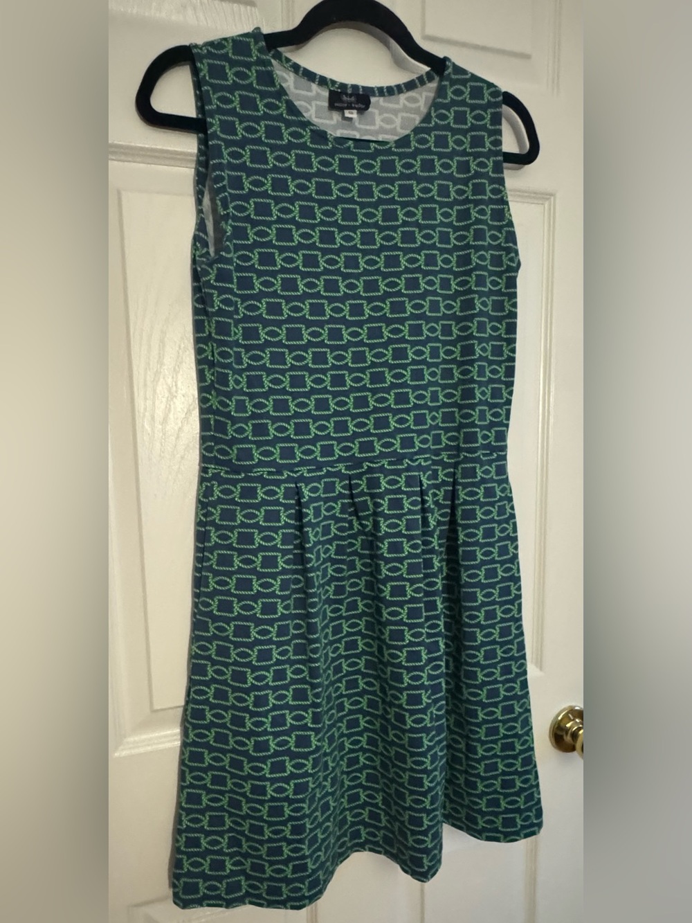 Sailor Sailor Green Fit-and-Flare Dress Size S